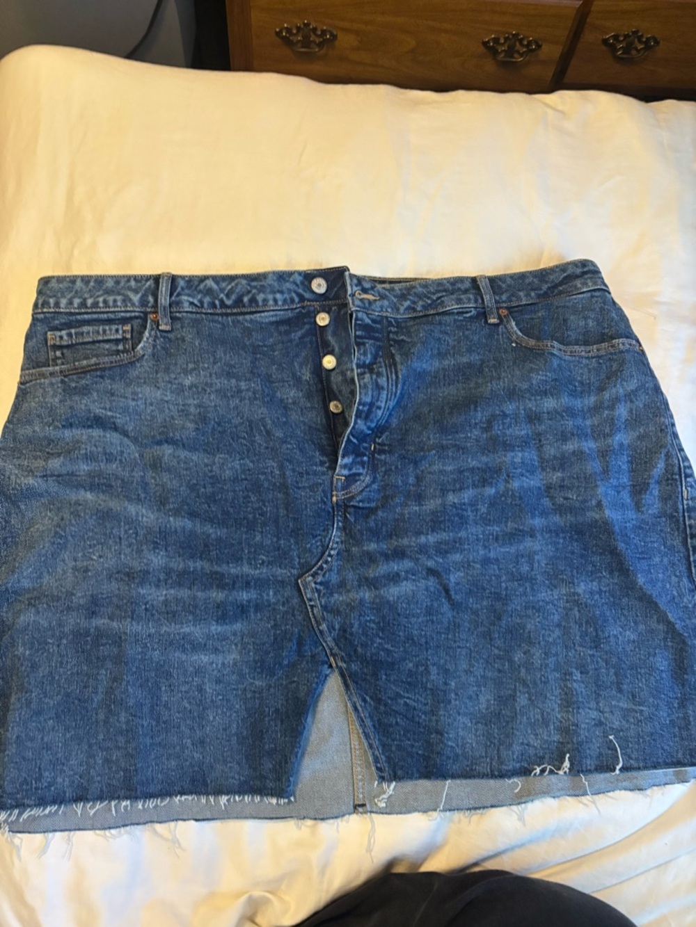 Old Navy Blue Denim Mini Skirt
